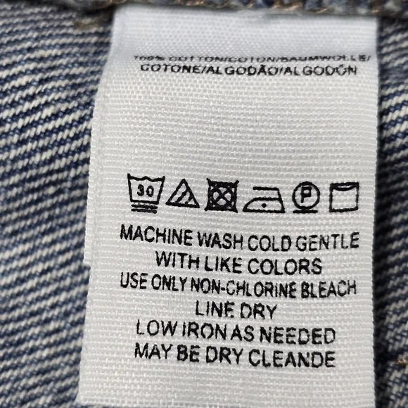 We the Free Zip-Up Denim Mini Skirt Women's Size 25/Size 0-2 - Picture 6 of 9